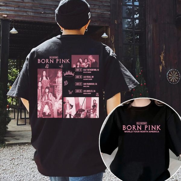 Vintage Blackpink World Tour Shirt, Blackpink Born Pink Shirt, Blackpink Tour Shirt, Blackpink Jisoo, Jennie, Lisa, Rose