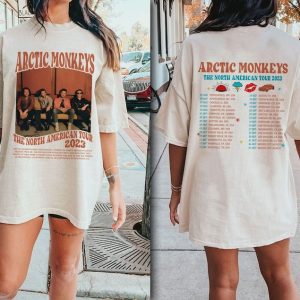 Arctic Monkeys The Car Tour 2023 Tour Dates Double Sides shirt, Arctic Monkeys shirt, Alex Turner shirt, Arctic Monkeys Merch