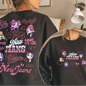 Newjeans Get Up Shirt, New Jeans x The Powerpuff Girls Shirt, NewJeans 2nd EP Tshirt, Time to NewJeans Shirt,Newjeans Get Up Kpop Sweatshirt