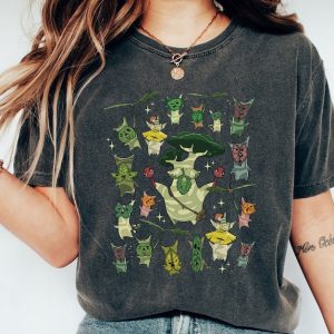 Comfort Color Zelda Korok Shirt,Lineart Korok Shirt, Tri Force Shirt, Hylian Shirt, Korok Zelda Plant Shirt, Flora Of Hyrule Shirt