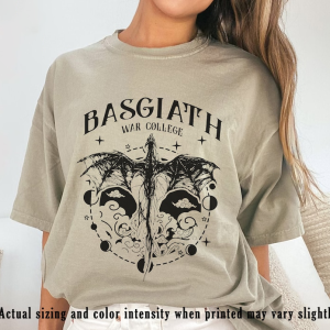 Fourth Wing Dragon Rider Basgiath War College Comfort Color Shirt, Violet Sorrengail, Rebecca Shirt, Romantasy Fantasy, Bookish Shirt