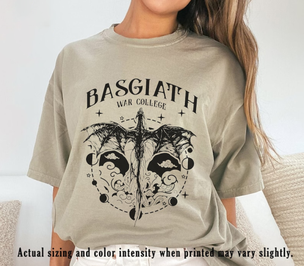 Fourth Wing Dragon Rider Basgiath War College Comfort Color Shirt, Violet Sorrengail, Rebecca Shirt, Romantasy Fantasy, Bookish Shirt