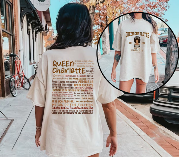 Queen Charlotte Shirt, Vintage Queen Charlotte Bridgeton Shirt, Sorrows And Prayers Shirt, Queen Charlotte Quote, Bridgerton Fan Gift