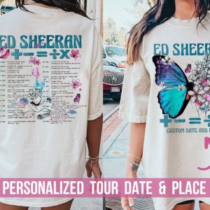 Custom Shirt The Mathematics World Tour 2023, Butterfly Equals Tour shirts, Butterfly Personalized Tshirt, Country Music, 2023 Concert Shirt