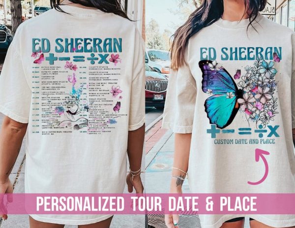 Custom Shirt The Mathematics World Tour 2023, Butterfly Equals Tour shirts, Butterfly Personalized Tshirt, Country Music, 2023 Concert Shirt