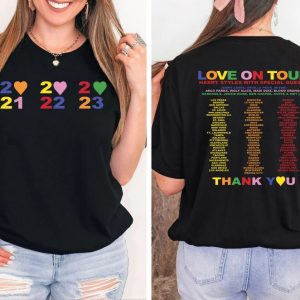 Love On Tour 2 Sided Shirt, Harry Styles Tour Shirt, World Tour 2023 Clothing, Harry Styles Concert Tee, Aesthetic Harry Tour Gift