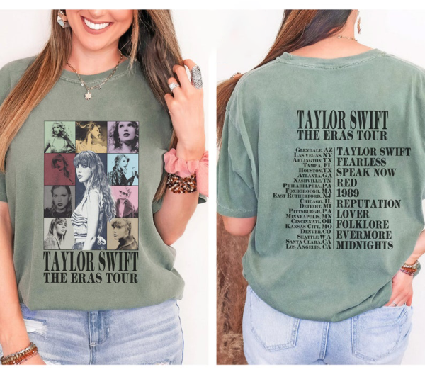 TS The Eras Tour T-Shirt, The Eras Tour Shirt, Eras Tour 2023 Shirt, Music Country Shirt, Midnights Album Shirt