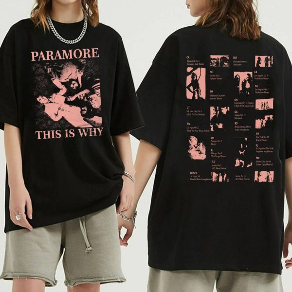 2sides this is why tour shirt, Rock Band Shirt, Hayley Williams Shirt, Tour Shirt, Gift For Him, Gift For Her, Gift For Women