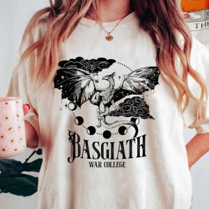 Basgiath War College Comfort Color Shirt, Fourth Wing, Fly or Die, Fourth Wing Riders Quadrant Shirt, Violet Sorrengail, Bookish Shirt