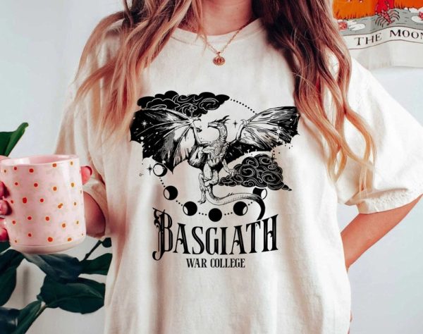 Basgiath War College Comfort Color Shirt, Fourth Wing, Fly or Die, Fourth Wing Riders Quadrant Shirt, Violet Sorrengail, Bookish Shirt