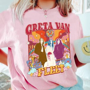 Retro Greta Van Fleet Shirt, Greta Van Fleet Shirt, Greta Van Fleet Shirt Women, Music Concert Graphic Tee, Gift for Fan