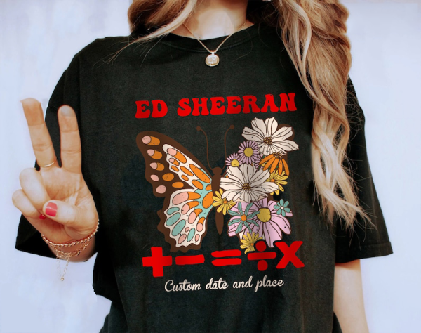 Butterfly Tshirt, Butterfly Equals Tour Shirts, the Mathematics World Tour Shirt, Custom Tshirt, Country Music Fan Shirt, 2023 Concert Shirt