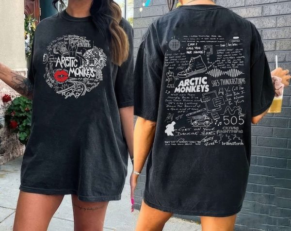 Vintage Arctic Monkeys North American Tour Shirt, Arctic Monkeys Tour 2023 Shirt, Arctic Monkeys Band Shirt, 2023 Music Concert Tour Shirt.