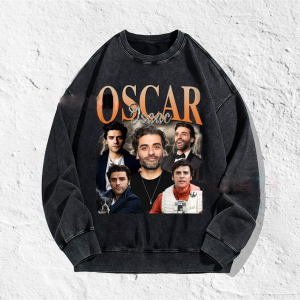 Oscar Isaac Vintage Unisex T-Shirt, Actor Tribute Washed Hoodie, Graphic Long Sleeve Gift, Bootleg Retro 90’s Sweater