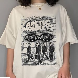 Arctic Monkeys Band T-shirt | Arctic Monkeys Lyric Shirt | Arctic Monkeys Merch | Arctic Monkeys Doodle | Artic Monkeys | AM album t-shirt