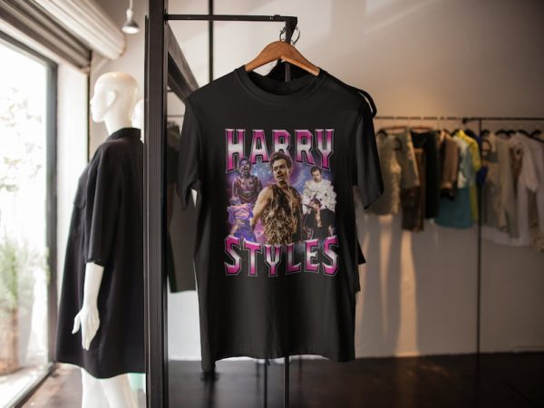 Vintage Bootleg Harry Styles Rap T-Shirt, Rapper Shirt, Unisex Ultra Cotton Tee, Harry Styles TShirt 2023