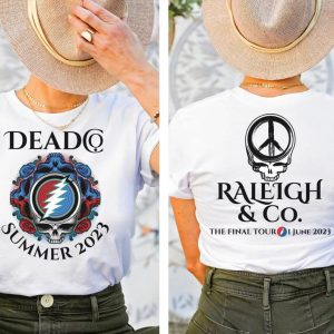 PERSONALIZED Comfort Colors Unisex Dead & Company Unisex T-Shirt | Final Tour 2023 With Stealie on Front | City or Venue and Date(s) On Back