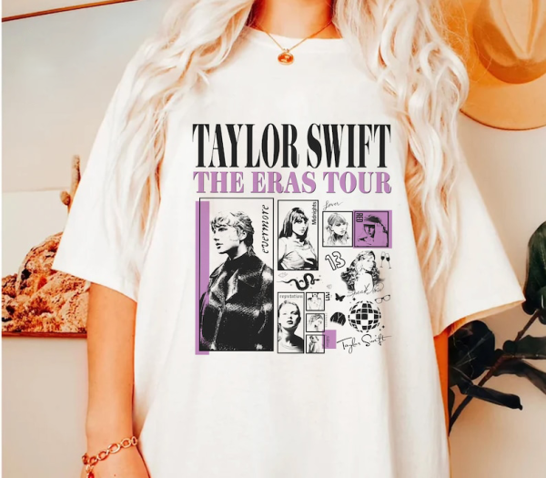 The Eras Tour Vintage Style Shirt, Swiftie Gift, Taylor Swiftie Shirt, Eras Tour Merch, Taylor All Album Shirt, The Eras Tour 2023 Shirt