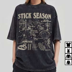 Stick Season Tour 2023 Shirt, Noah Kahan Folk Pop Music Shirt, Noah Kahan Tour 2023, Stick Season Merch, 90s Shirt, Gift for Her