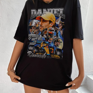 Daniel Ricciardo Shirt, Formula One shirt, Classic 90s Graphic Tee, Unisex, Vintage Bootleg, Gift, Retro