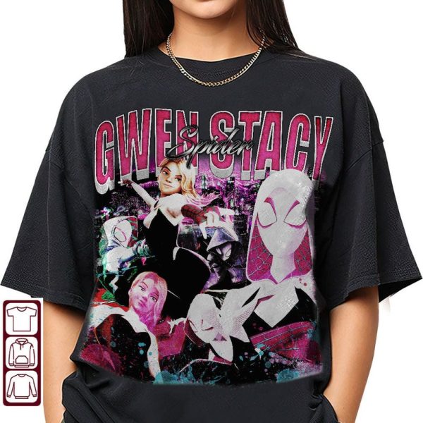 Spider Gwen Stacy 90s Vintage Shirt, Spider Gwen Stacy Shirt, Spider Gwen Stacy Tee, Spider Gwen Shirt, Spider Gwen Tee, Spider Gwen Merch