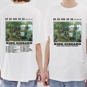 King Gizzard & The Lizard Wizard Shirt, King Gizzard Shirt, Rock Band Music Shirt, 2023 Tour Shirt, King Gizzard World Tour 2023, Fan Gifts