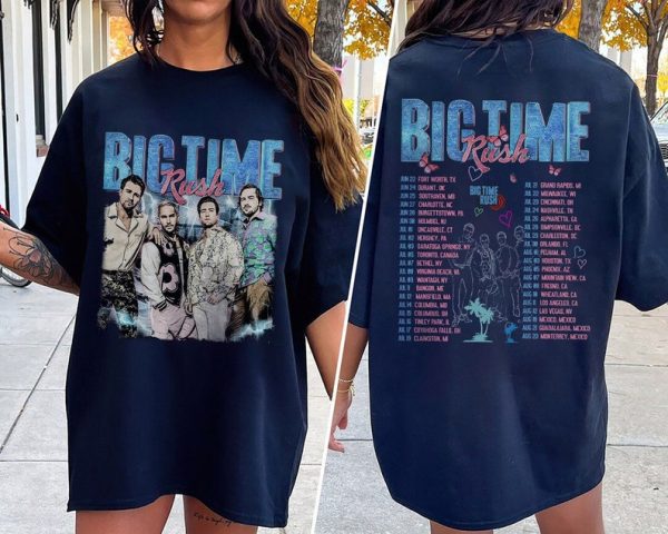 Big Time Rush Shirt, Big Time Rush Can’t Get Enough Tour Shirt, BTR 90s Y2K Retro Shirt