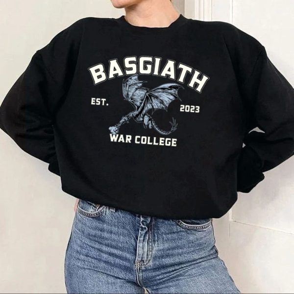 Basgiath War College Shirt, Fourth Wing Sweatshirt, Rebecca Yoros Shirt, Fourth Wing Shirt Dragon Rider, Bookish Shirt