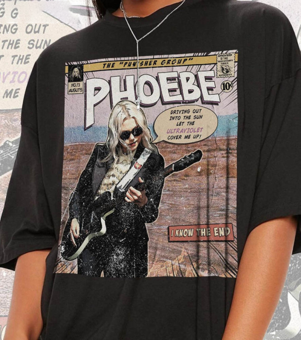 Phoebe Bridgers Punisher Album World Tour Tickey 2023 Shirt