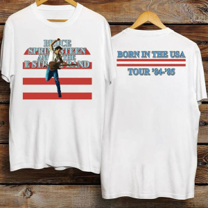 Bruce Springsteen Born in the USA World Tour ’84-’85 Vtg Concert T-Shirt