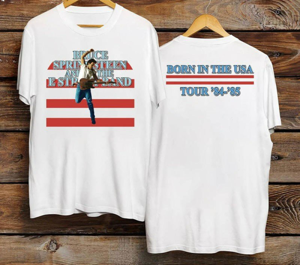 Bruce Springsteen Born in the USA World Tour ’84-’85 Vtg Concert T-Shirt