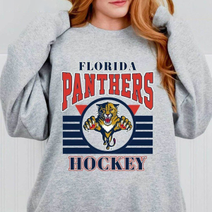 Florida Panthers Sweatshirt Crewneck | Vintage Panthers T-shirt | Florida Hockey Fan shirt | Ice Hockey Tee | Panthers Sweatshirt