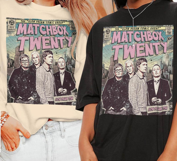 Matchbox Twenty Comic Album Shirt