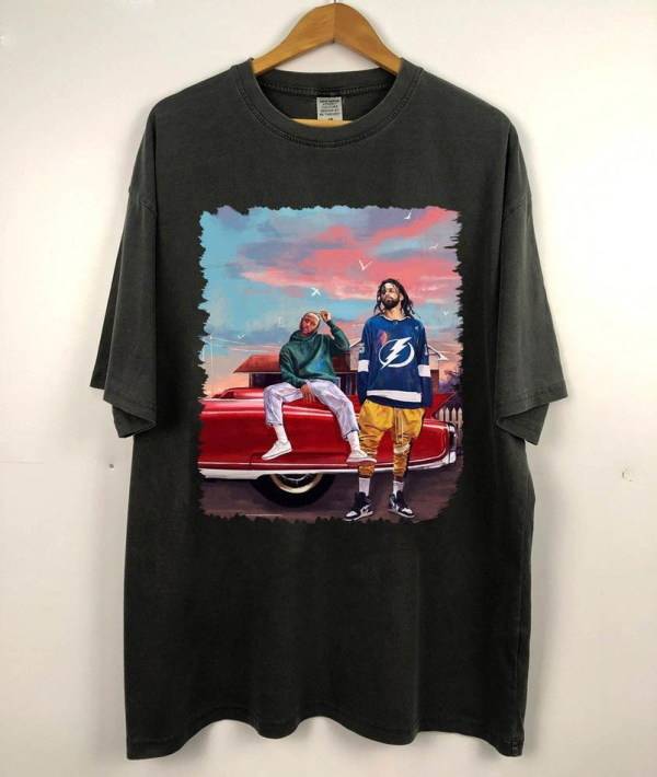 Vintage J Cole & Kendrick Lamar Shirt, Cole World Shirt, TDE Shirt, Concert Shirt, Hip Hop Rap Shirt, J.Cole Merch Shirt, J Cole Shirt