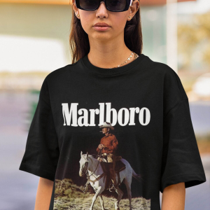 M.arlboro Shirt, Vintage 80s M.arlboro Cowboy T-shirt, M.arlboro Merch