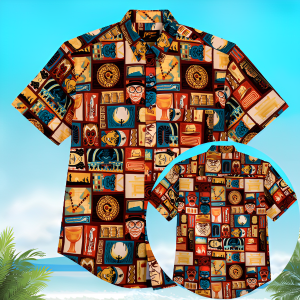 Indiana Jones Hawaiian Shirt, Vintage Disney Merch, Gift For Fans