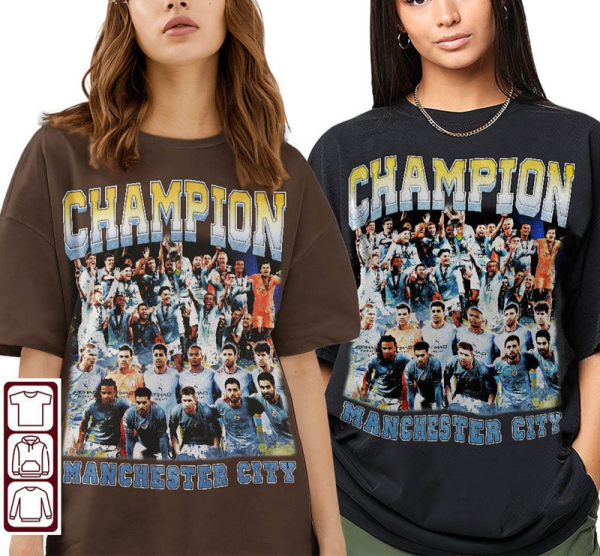 Manchester City Champions Shirt 22/23 3D Shirt, Gifts For Fans Mc Shirt , MC shirt,Manchester City Champion Tee,Man City SHirt,