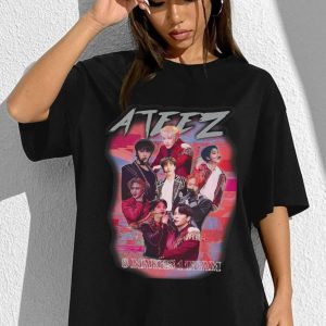 Vintage Ateez shirt tee tshirt TS | Mingi shirt | Wooyoung shirt | Song Min-Gi Shirt | San Shirt | Choi Jong-Ho Shirt | Kpop Vintage Shirt