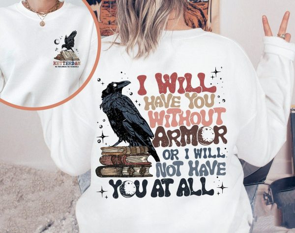 The Crow Club Hoodie, Ketterdam Crow Club Sweatshirt, Six Of Crows Card Sweatshirt, No Mourners, Bookish Sweatshirt, No Funerals Sweatshirt