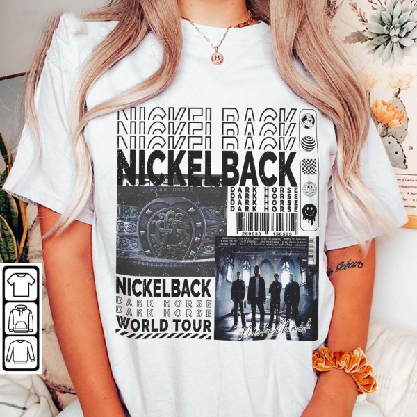 Vintage Nickleback Band Tee, Nickleback Get Rollin Album 2023 Shirt, Nickleback Fan Gift, Nickleback Merch, Gift for Nickleback Fans