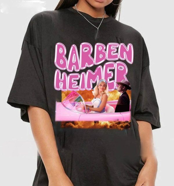 Oppenheimer Barbie Shirt, Barbieheimer Active Shirt, Funny Movie Shirt, Barbie Shirt, Oppenheimer Movie 2023 Shirt