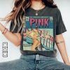 P!nk Comic Shirt, Sweatshirt 90s Vintage Merch Book Art P!nk Trustfall World Tour Album Graphic Tee Unisex Fan Gift Hoodie High Quality