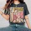 P!nk Comic Shirt, Sweatshirt 90s Vintage Merch Book Art P!nk Trustfall World Tour Album Graphic Tee Unisex Fan Gift Hoodie