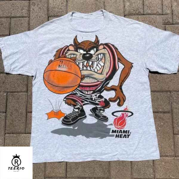 Vintage Miami Heat Looney Tunes Taz Shirt, Miami Heat Shirt, NBA Basketball Shirt, 2022–23 Basketball, Unisex T-shirt Sweater Hoodie