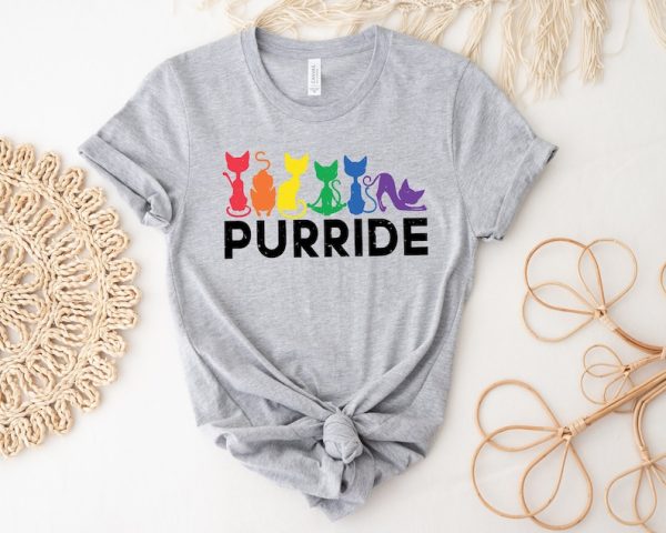 Purride Shirt, Pride Cat Mom Shirt, LGBTQ Shirt, Pride Month Shirt, Pride Shirt, LGBTQ Shirt, LGBTQ Shirt For Pride, Pride Celebration