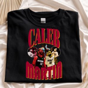 Caleb Martin TShirt, Basketball shirt, Classic 90s Graphic Tee, Unisex, Vintage Bootleg Gift, Retro Caleb Martin, Miami Heat Tshirt, NBA Tee