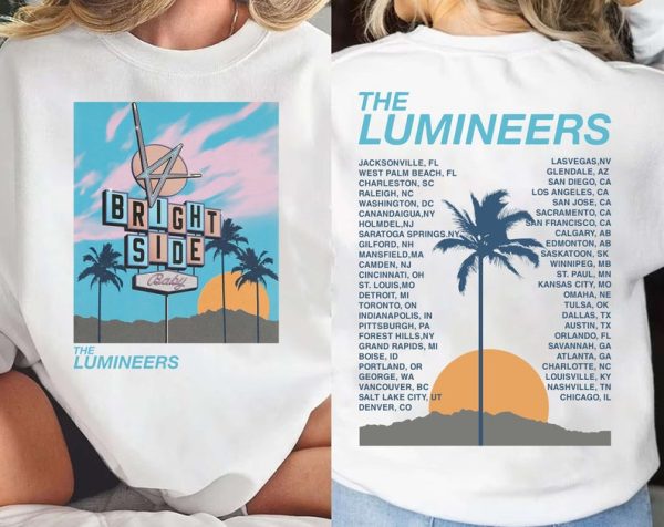 The Lumineers Brightside World Tour Music Band Shirt, Music Tour Shirt, The Tour Shirt, Band Music Shirt, Gift For Fan.