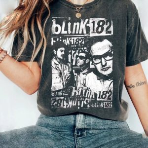 182 World Tour 2023 Shirt, Blink World Tour 2024 Shirt, Arrow Smiley Shirt, Blink182, Vintage Blink Tee, Blink Band Tee,