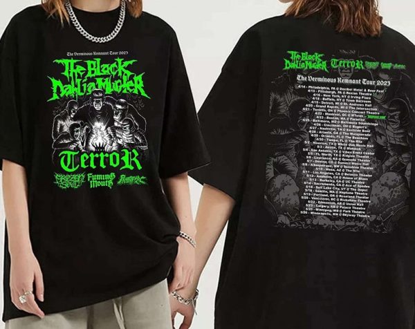 The Black Dahlia Murder 2023 Tour Shirt, The Verminous Remnant Tour 2023 Shirt, Band Tour Shirt, Music Tour Shirt 2023, Gift For Fan.