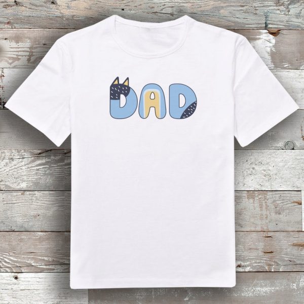 Blue Dad T-Shirt – Dad T-Shirt, Gifts For Dad, Father’s Day, Dad’s Birthday, Dad Top, Dad Clothing – Daddy T-Shirt